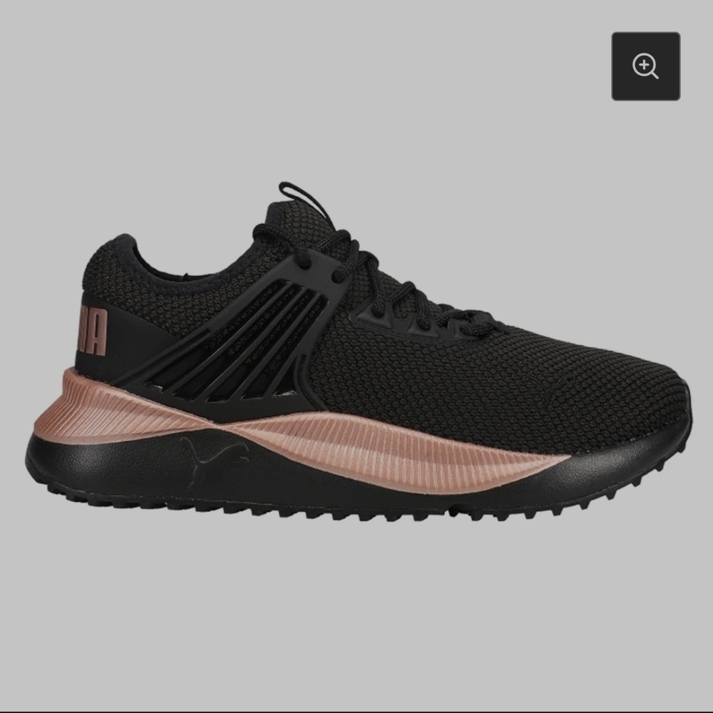 PUMA Pacer Future Lux Metallic Lace Up Sneakers